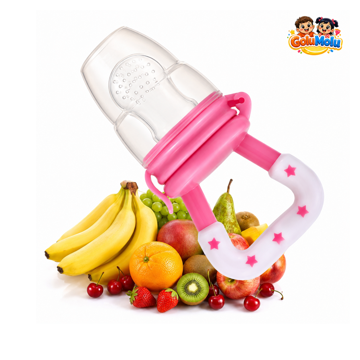 Silicone Baby Fruit Feeder Pacifier | Safe Infant Food Feeder & Teething Toy