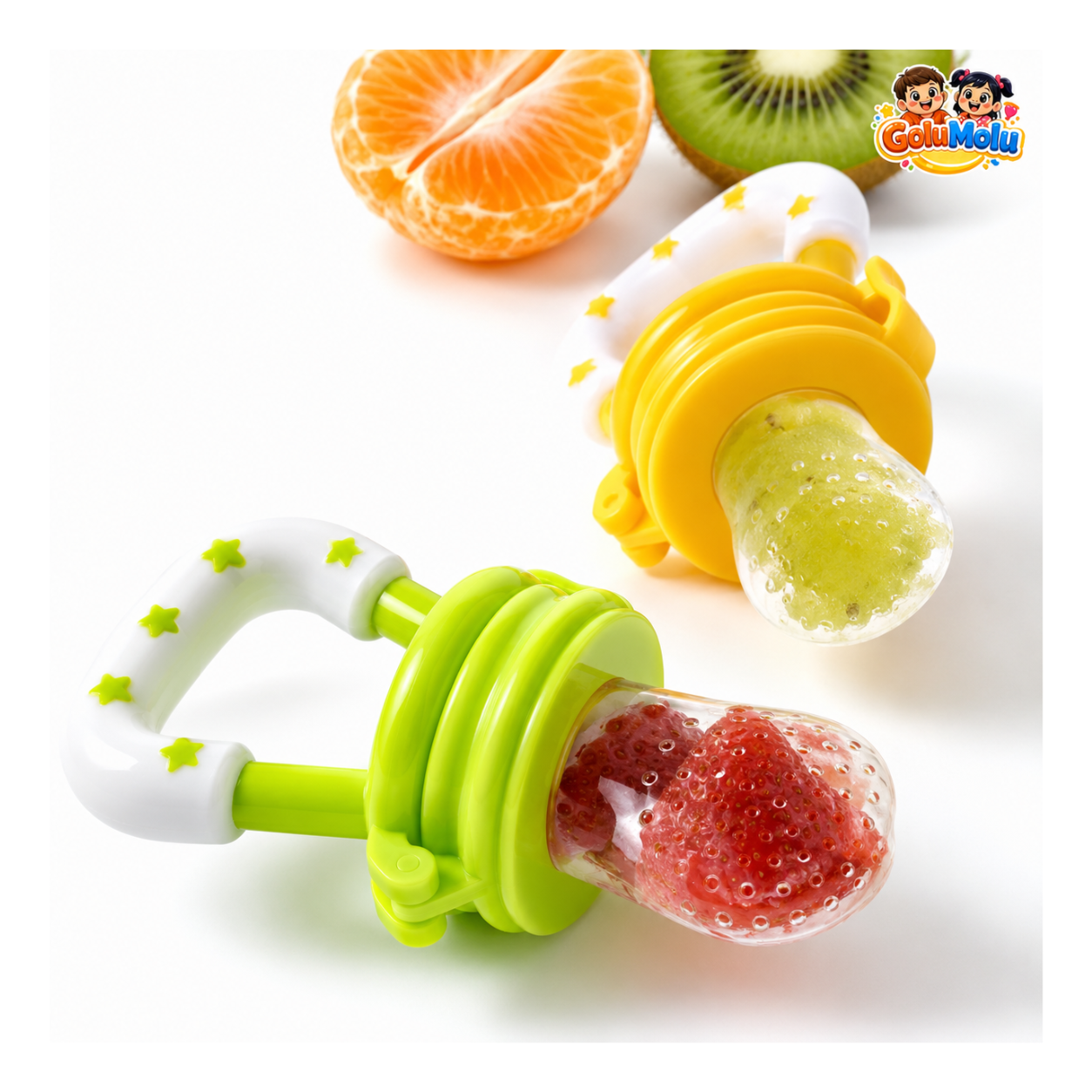 Silicone Baby Fruit Feeder Pacifier | Safe Infant Food Feeder & Teething Toy