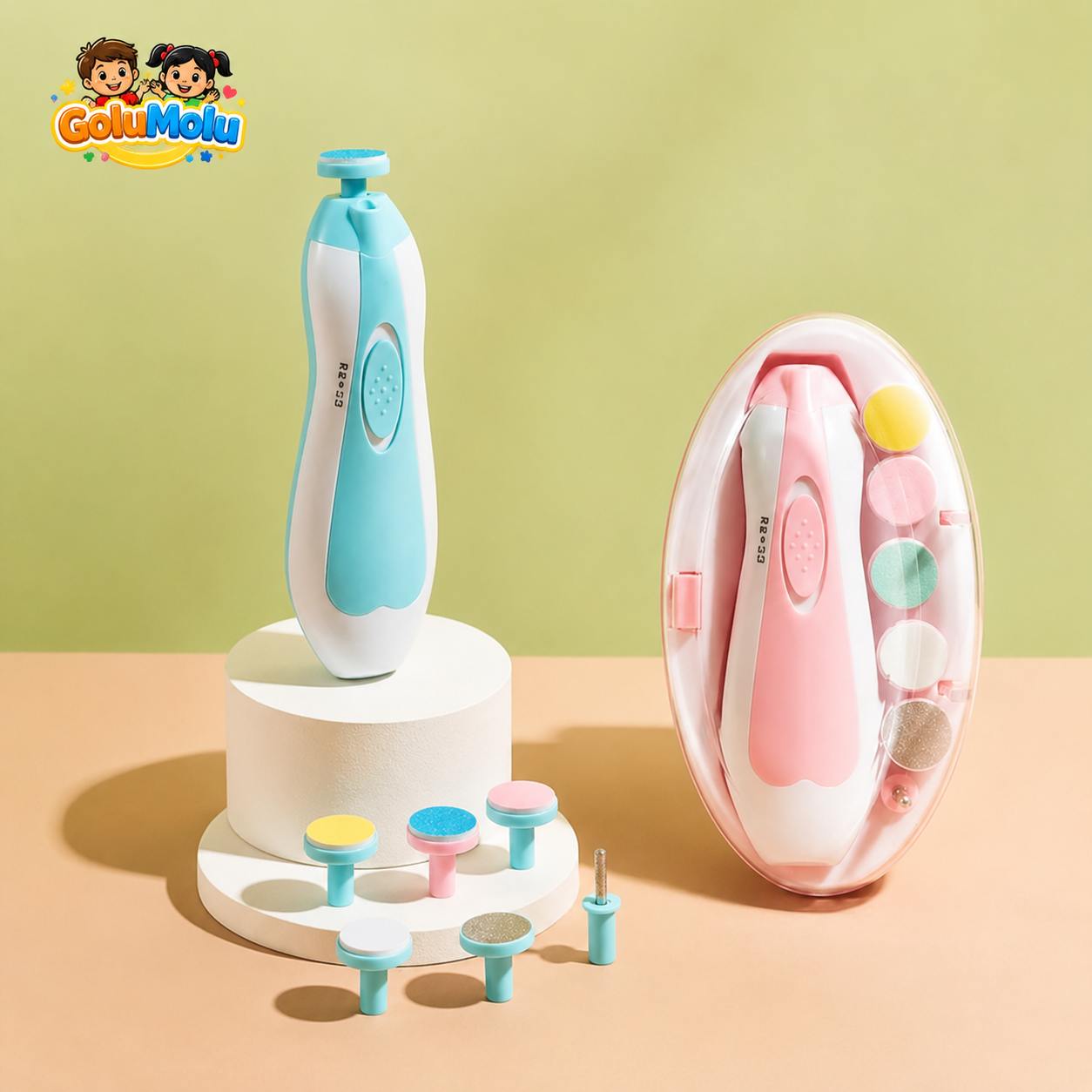 Safe Electric Baby Nail Trimmer Kit | Quiet Newborn & Adult Nail File