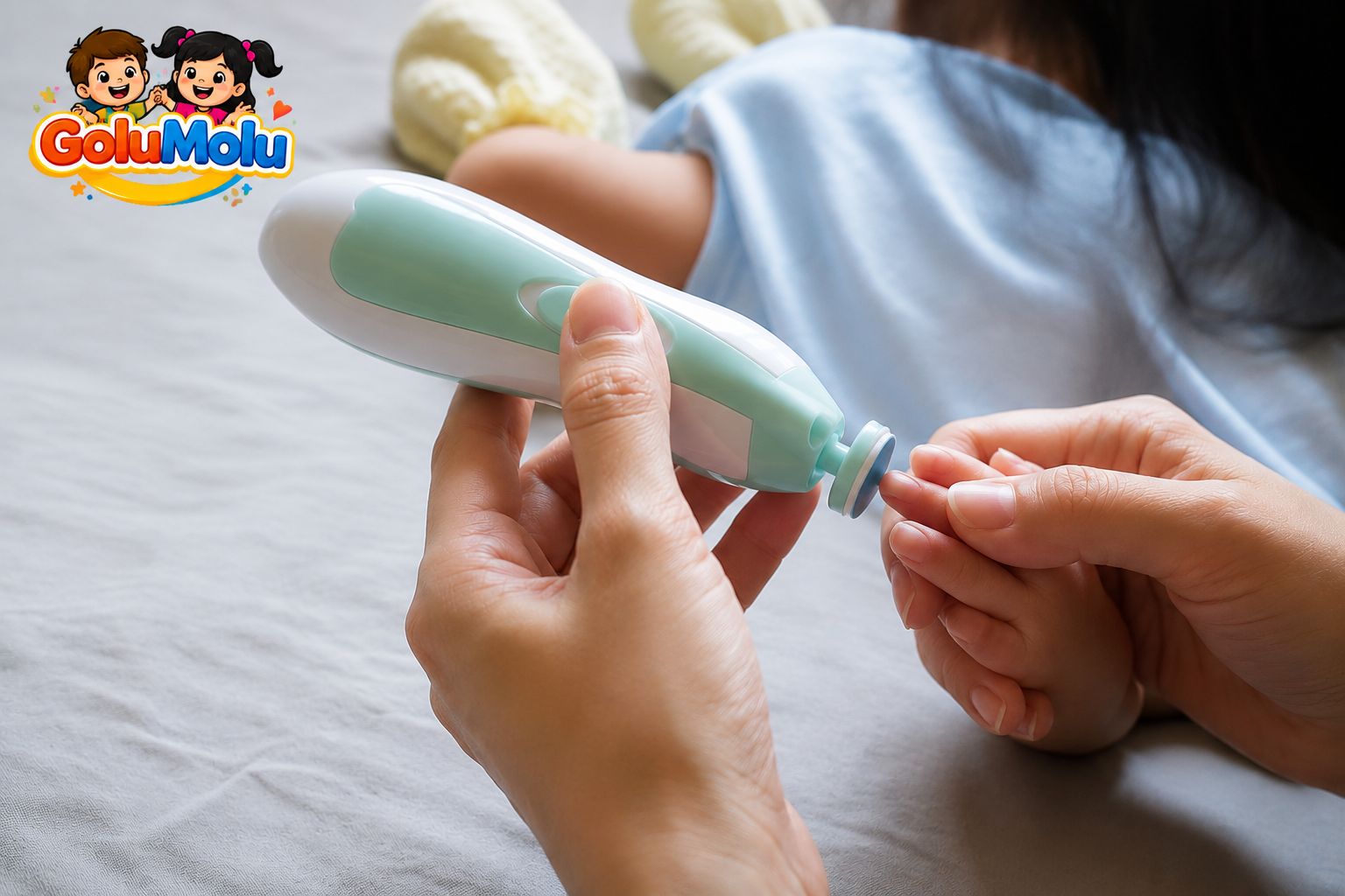 Safe Electric Baby Nail Trimmer Kit | Quiet Newborn & Adult Nail File